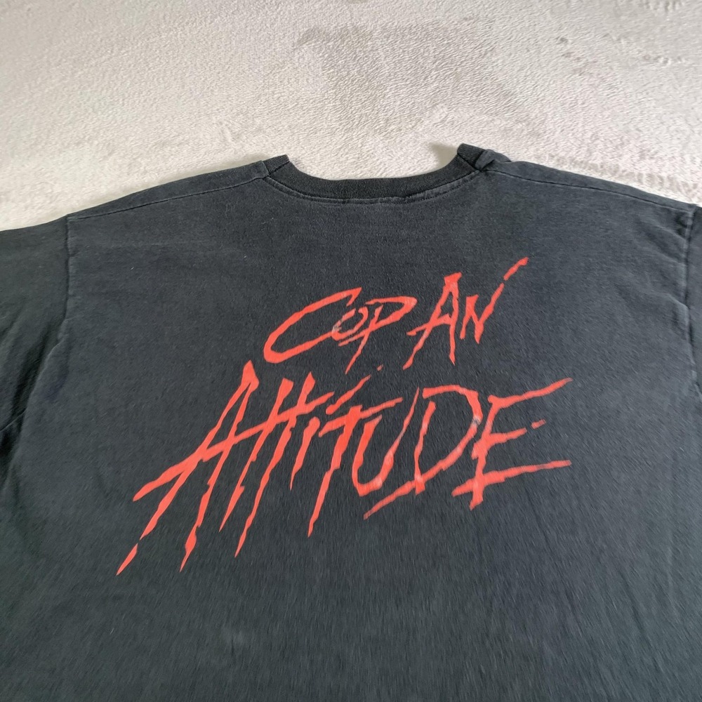 Vintage Joe Diffie Shirt Mens XL Black Honky Tonk Attitude Graphic 1993 90s USA - Picture 12 of 14